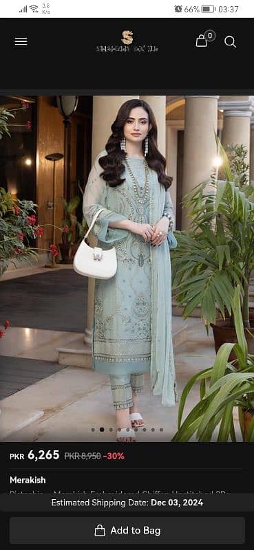 shahzaib textile chiffon embroidered suit 10