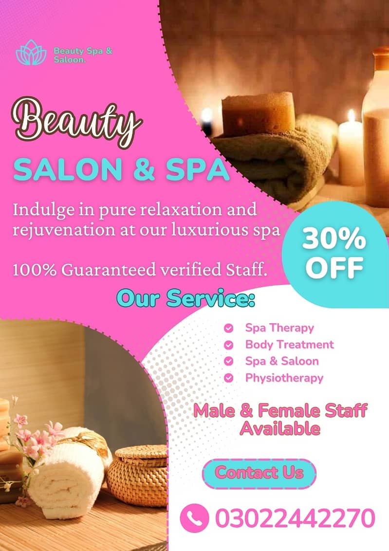 Spa Services In Lahore | Spa Center| Spa Salon| Spa & Salon Service 0