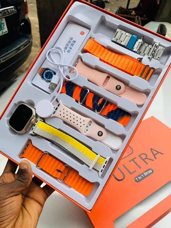 Ultra 7 in 1 big Smart watch Box Pack 1