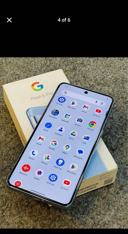 Brand New Pixel 8 pro with box 256gb dual official approved 3