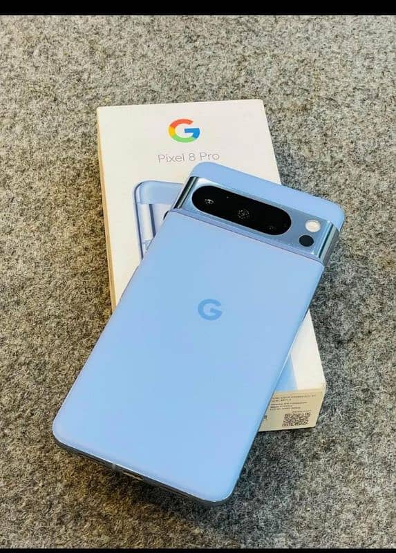 Brand New Pixel 8 pro with box 256gb dual official approved 7