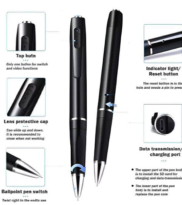 pen hidden secret camera high quality free delivery open parcel 1