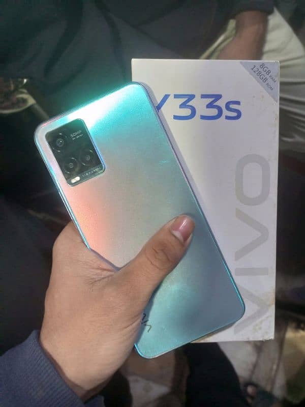 Vivo Y33s New conditon 8GB 128GB Seald 100% Complet saman Pta  aproved 1