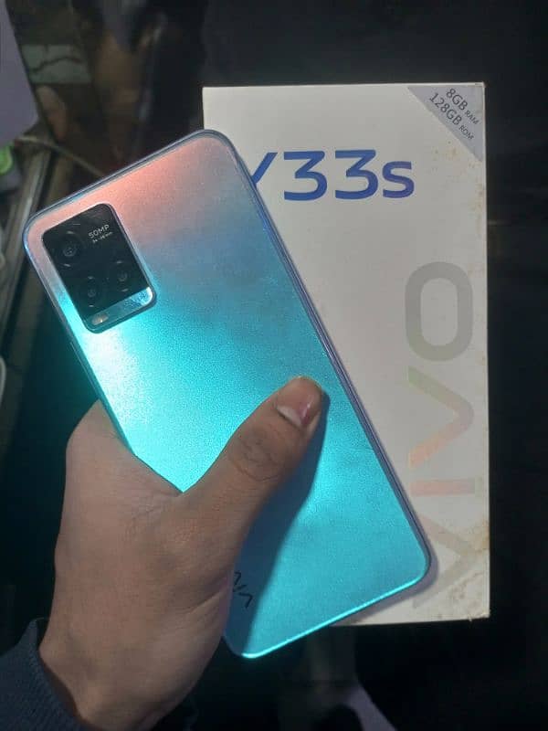 Vivo Y33s New conditon 8GB 128GB Seald 100% Complet saman Pta  aproved 2