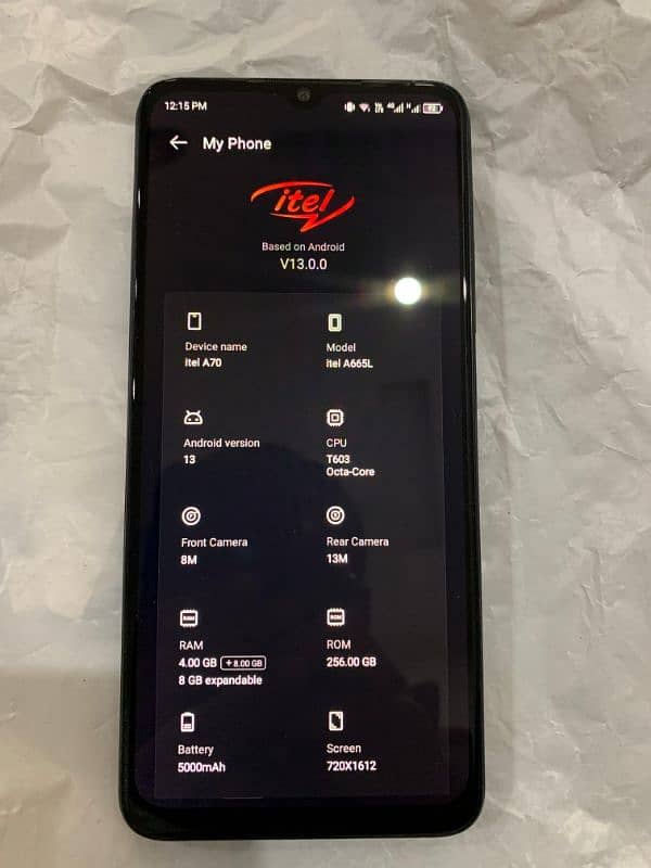 itel A70, 256 gb, dual pta, 10/10 condition 7