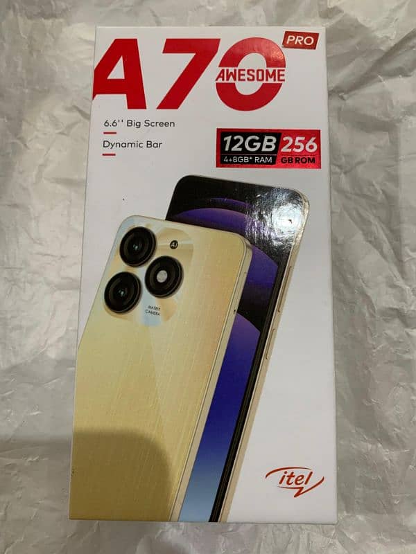 itel A70, 256 gb, dual pta, 10/10 condition 9