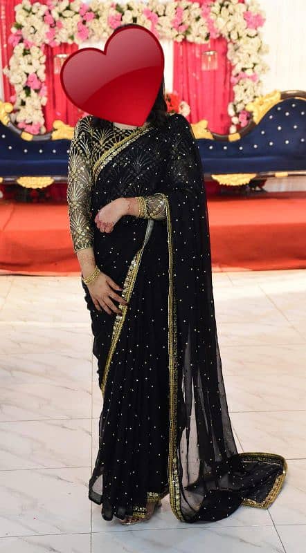 Black saree for sale 0