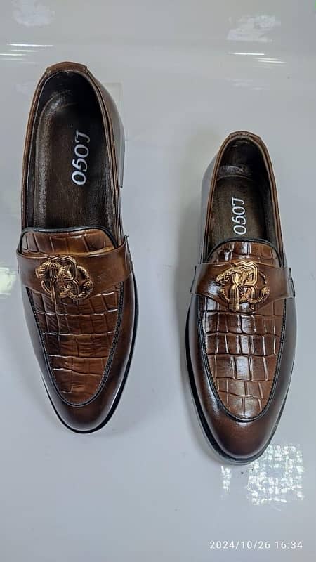 Men’s cow leather formal loafers 2