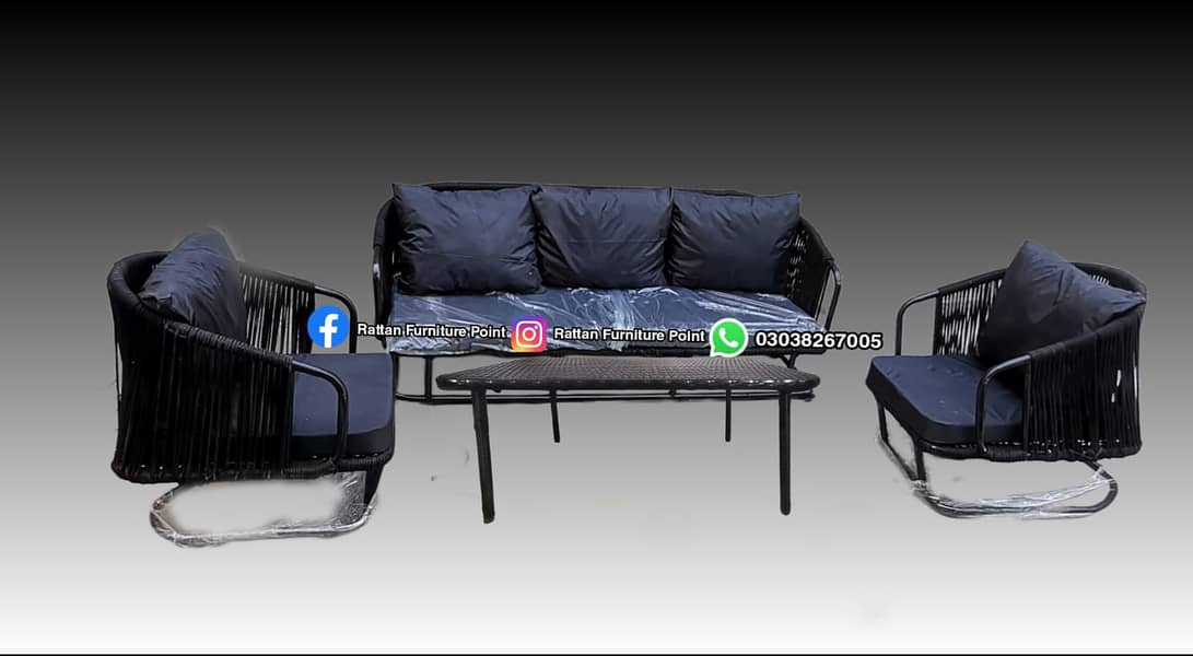 rattan furniture /rattan sofa/rattan chairs/garden sofa/cafe furniture 8