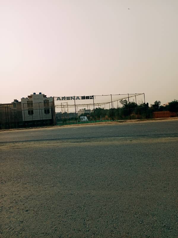 Plot for rent in johar town on main road For cricket ground, and sport marquee As u want 1