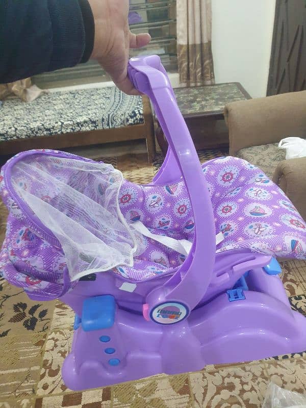 baby bouncer with mosquito net 1