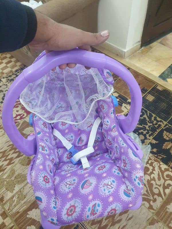 baby bouncer with mosquito net 2