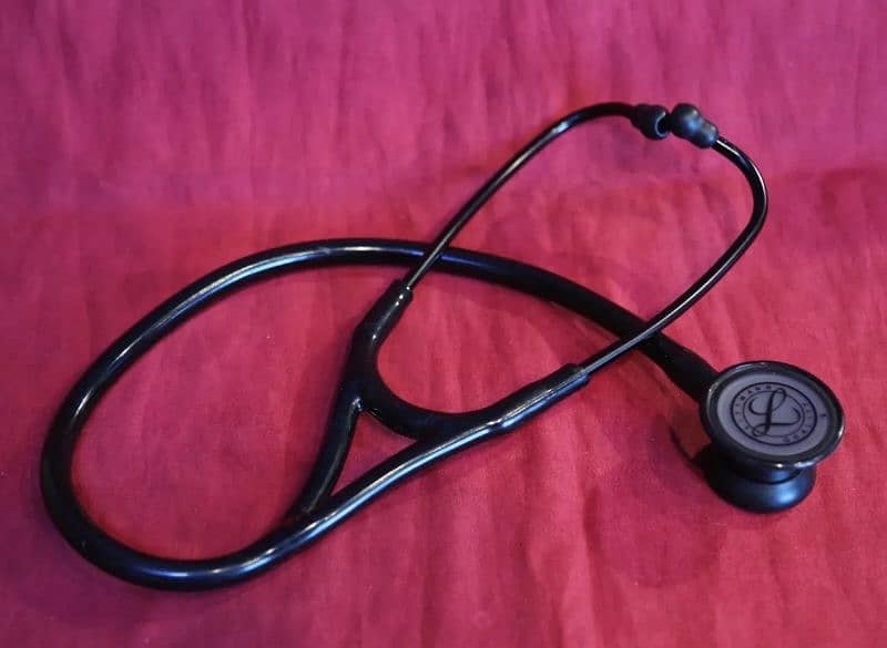 LITTMANN CARDIOLOGY 3 STETHOSCOPE BLACK 100% ORIGINAL WITH COMPLTE BOX 1