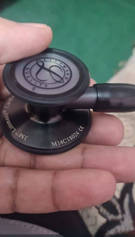 LITTMANN CARDIOLOGY 3 STETHOSCOPE BLACK 100% ORIGINAL WITH COMPLTE BOX 2