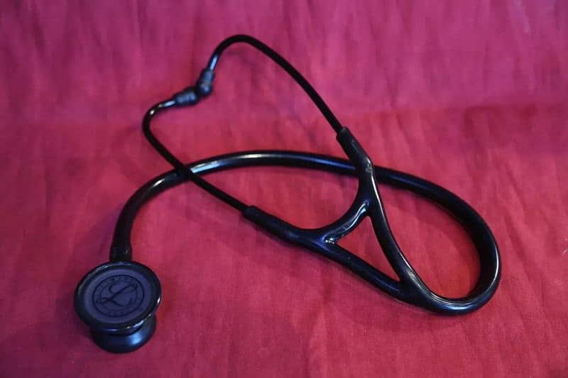 LITTMANN CARDIOLOGY 3 STETHOSCOPE BLACK 100% ORIGINAL WITH COMPLTE BOX 4