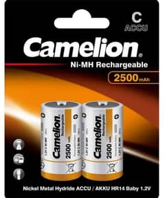 Camelion 2500 mAh C-Type (pack of 02)