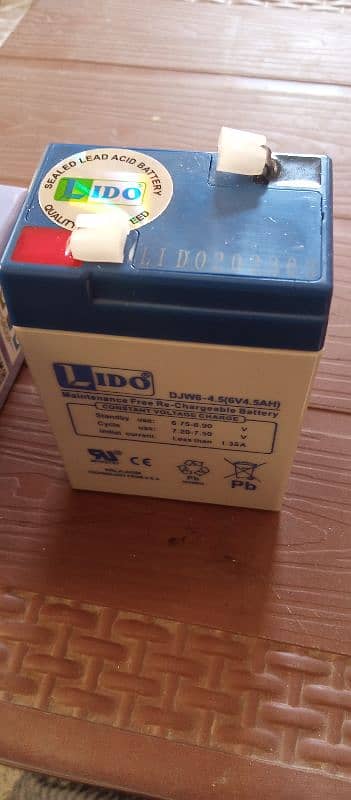 3 piece Lido battery óv 4.5amp high quality without cut 2