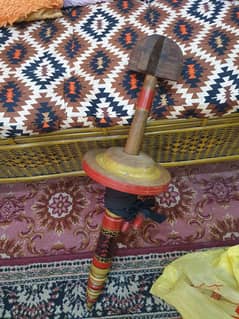 Original wooden madhani in red color