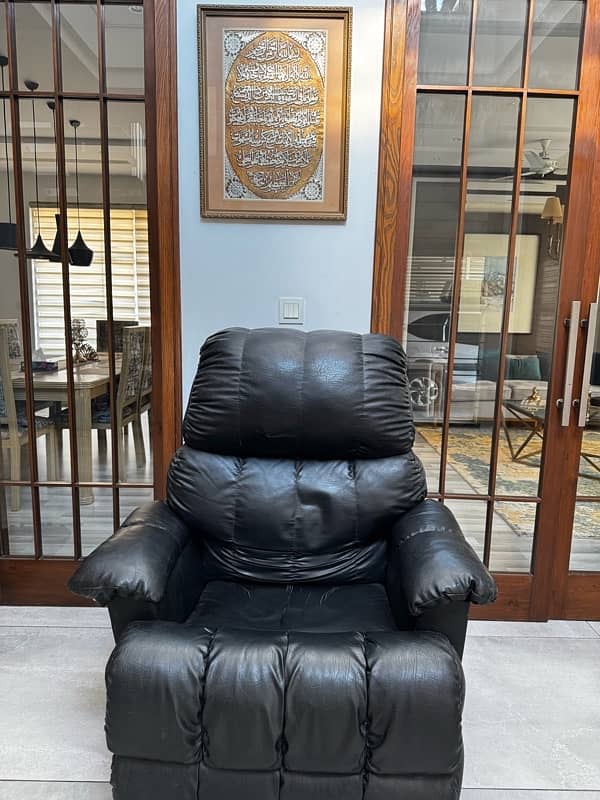 Recliner Chair Black 1