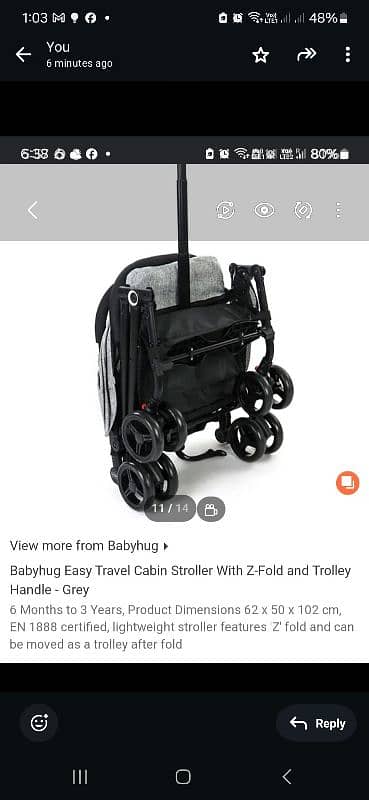 baby stroller (pram] 0