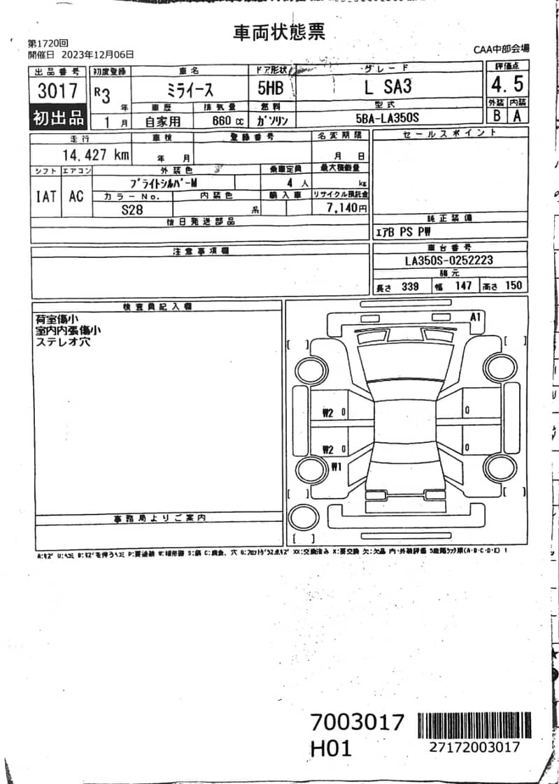 Daihatsu Mira 2021 LSA3 8