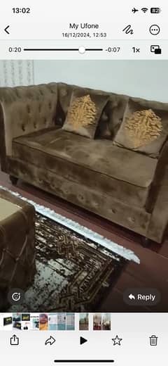 7 seater sofa set (3x2x1x1)