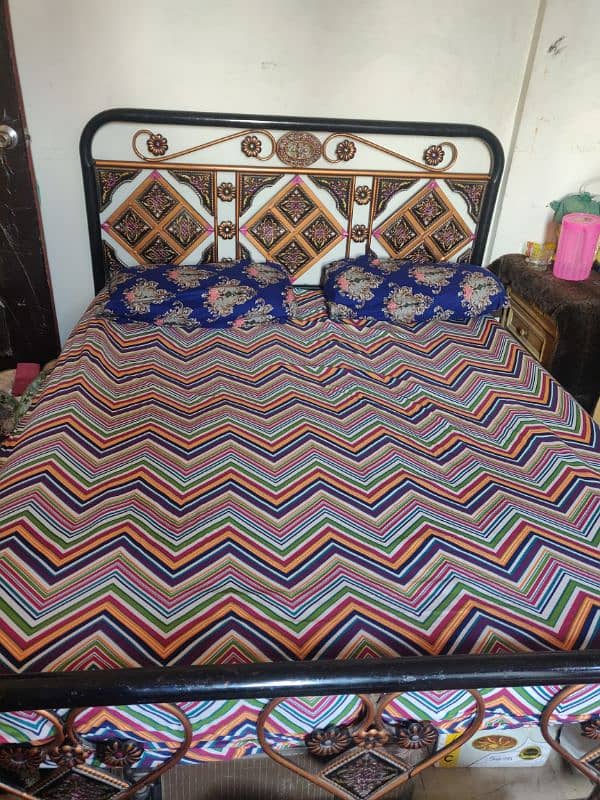 iron ka bad with matress bad ki good condition matress normal 0