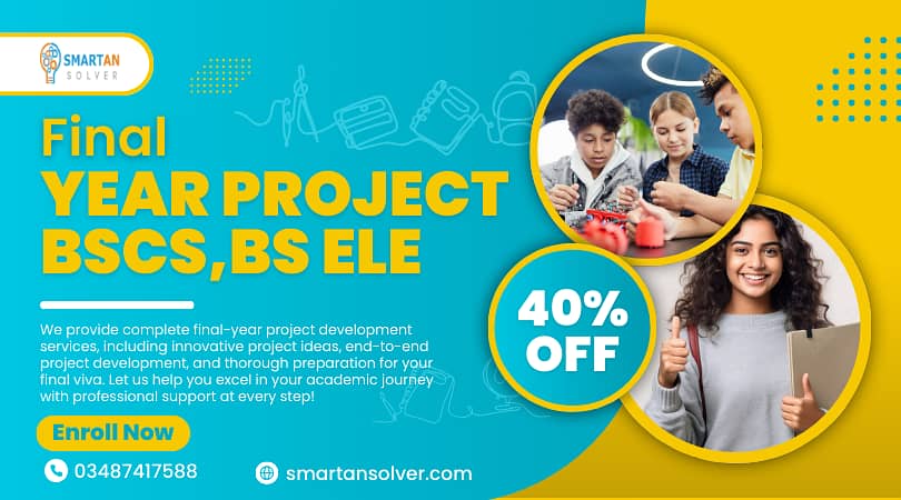 SmartanSolver helps you develop a final year project software, app,Iot 0