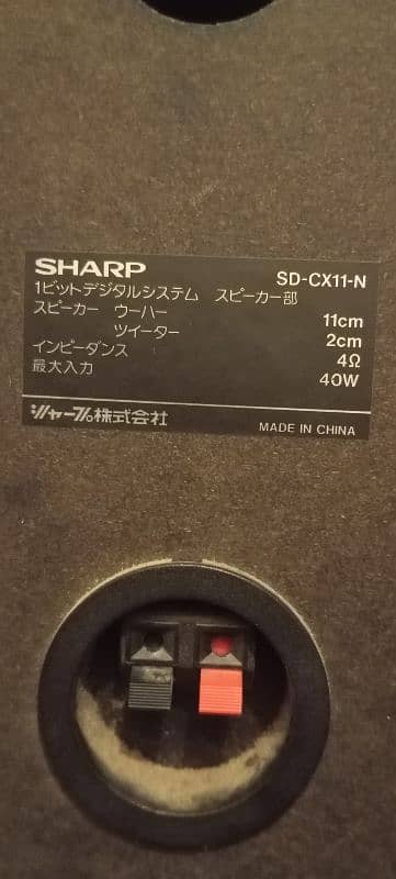 SHARP SPEAKERS (original) 3