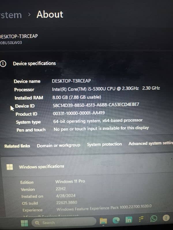 Lenovo Core it 6 Gen Thinkpad laptop 2