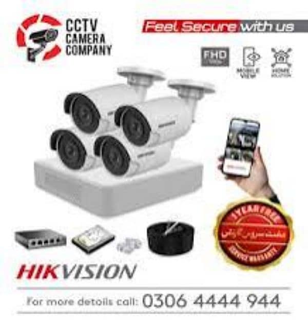 Hikvision CCTV camras/ & installation service available with warranty 3