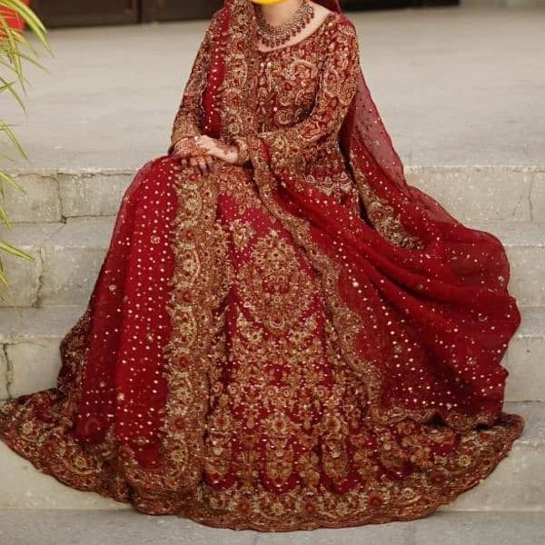 meenakari designer bridal dress for sale 0