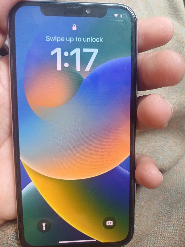 iphone x 64GB non pta panel change but original batry100condition 10/9 1