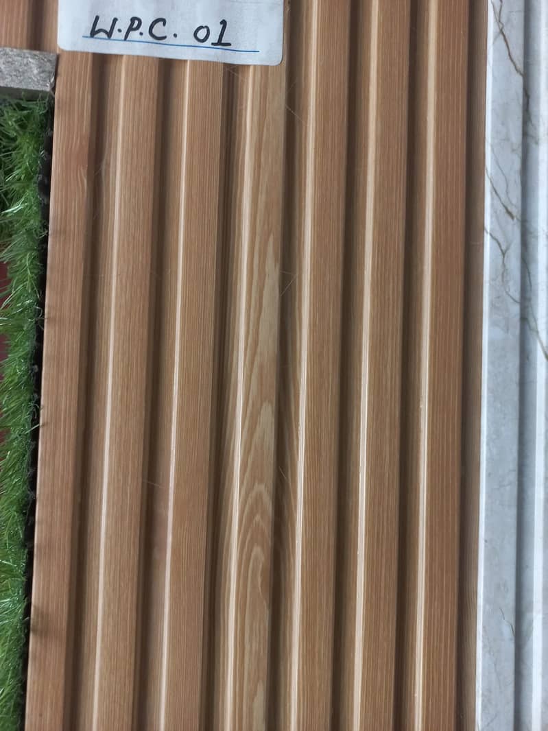 PVC wall panel - wallpanel - wooden panel -Wpc wall panel-Fluted pane 9