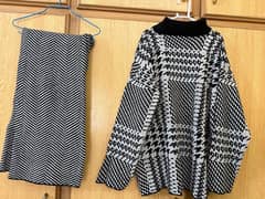 woolen kinted co ord set