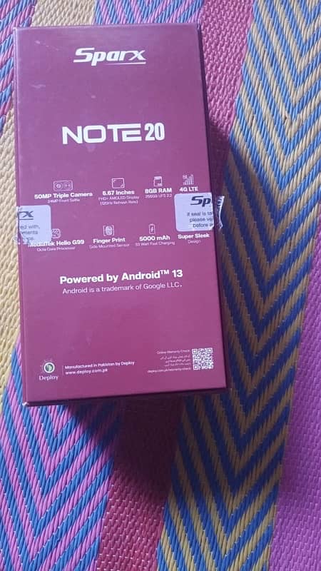 sparkx note 20 6