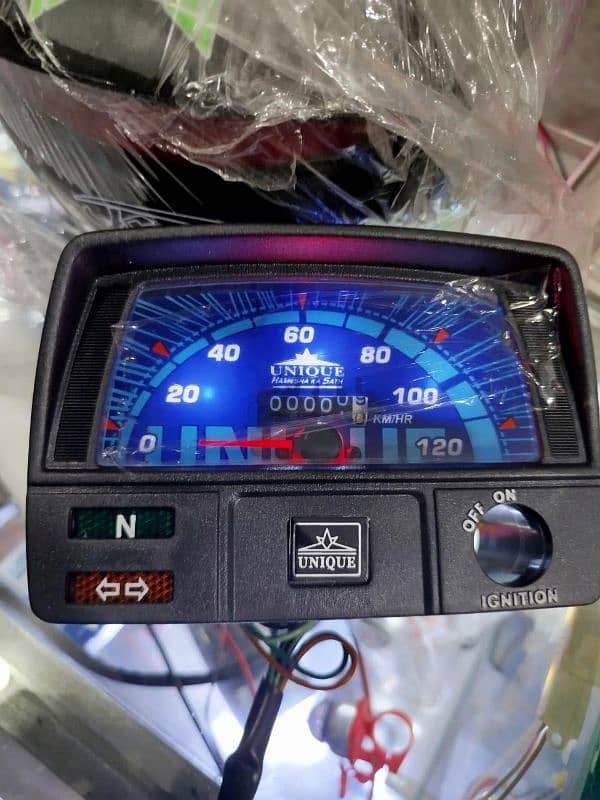 70 cc motorcycle speedometer with led light 0