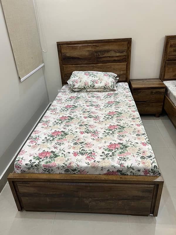 New wood finish bed 2