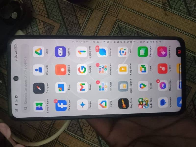 oppo a 58 4 mounth used daba chargar varanti sath hai bilkul ok 5