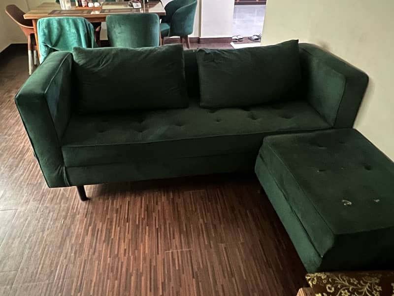 L shapped sofa set 3