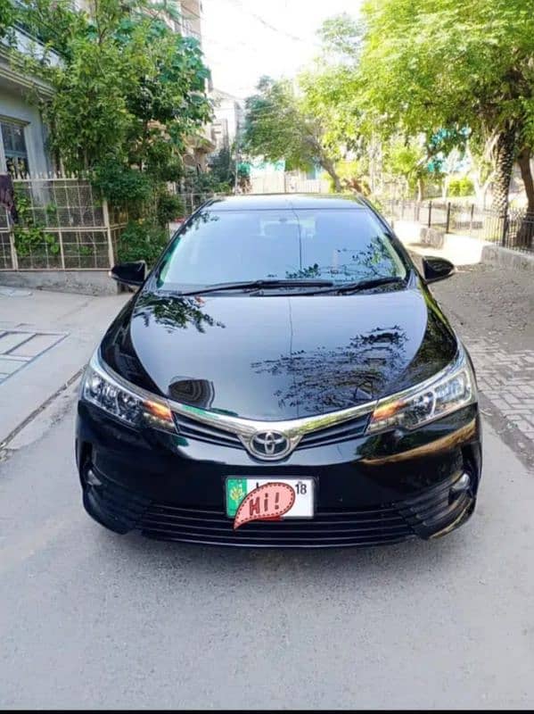 Toyota Corolla GLI 2017/2018 1