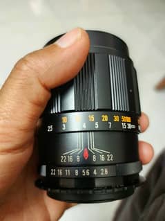 135mm f2.8 manual focus lens with canon adopter