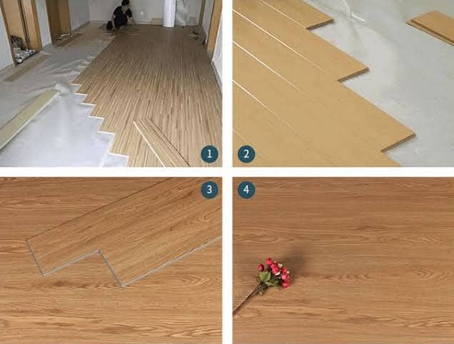 Wooden Flooring / SPC Floor / Vinyl / Wallpaper / Grass/ Blinds/ Panel 6