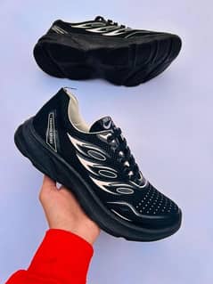 man's casual running shoes