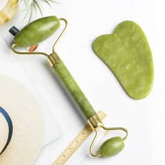 Jade Roller & Gua Sha Set For Facial