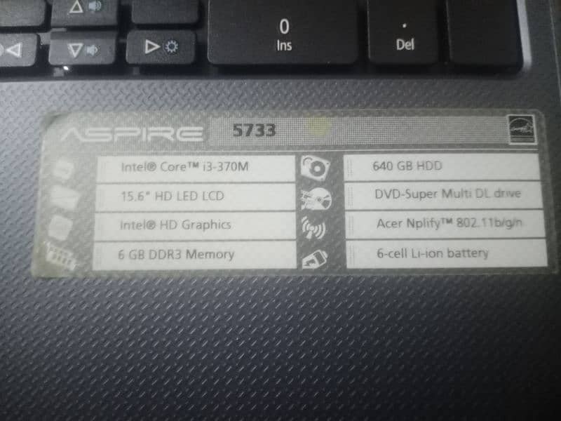 ACER ASPIRE 5733 FOR SALE 3