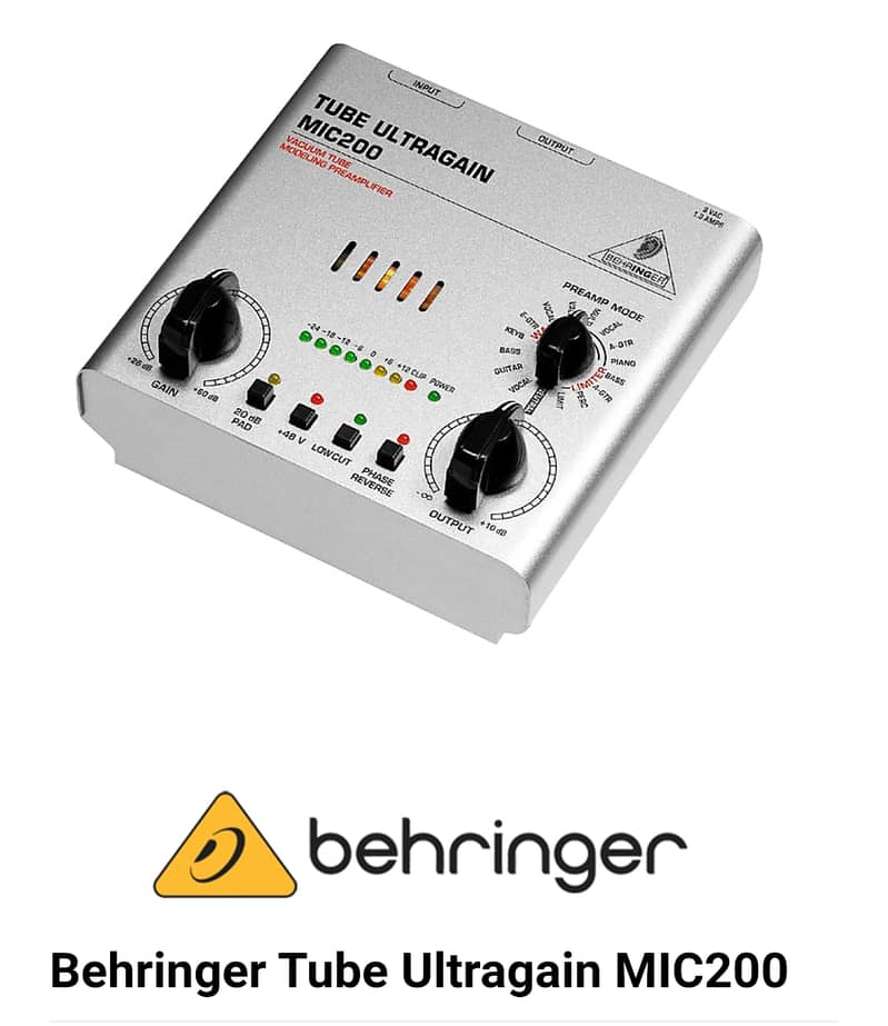 Pre Amp, Microphone Behringer 0