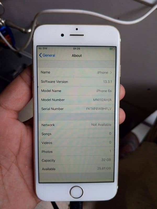 iphone 6s 32gb bypass total original battery 84 finger ok 2