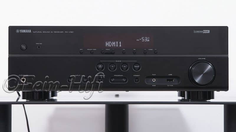 Yamaha rx-v381 Bluetooth 4k HDR 5.1 amplifier 4