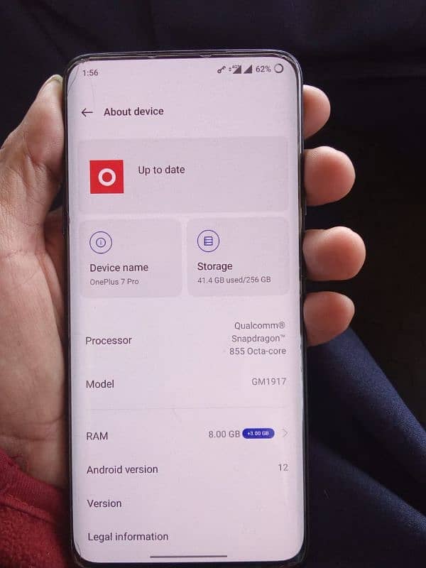 one plus 7pro 8+3/256 1